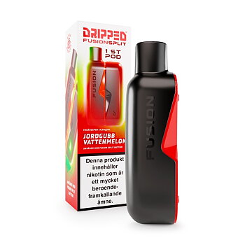 Dripped Fusion Split Pod - Jordgubb & Vattenmelon 14,5 mg