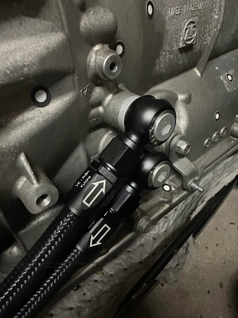 Oil Cooler Adapter - Dodge 8HP - Full Flow Swivel Connector - 3