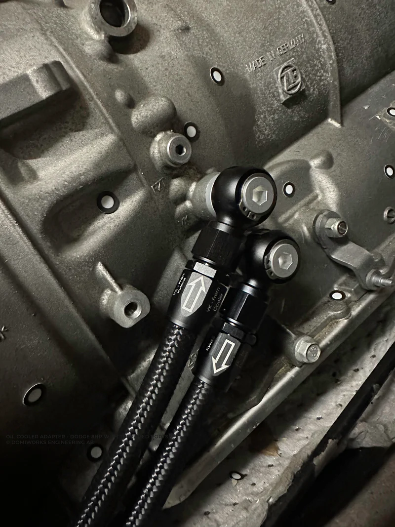 Oil Cooler Adapter - Dodge 8HP - Full Flow Swivel Connector - 4