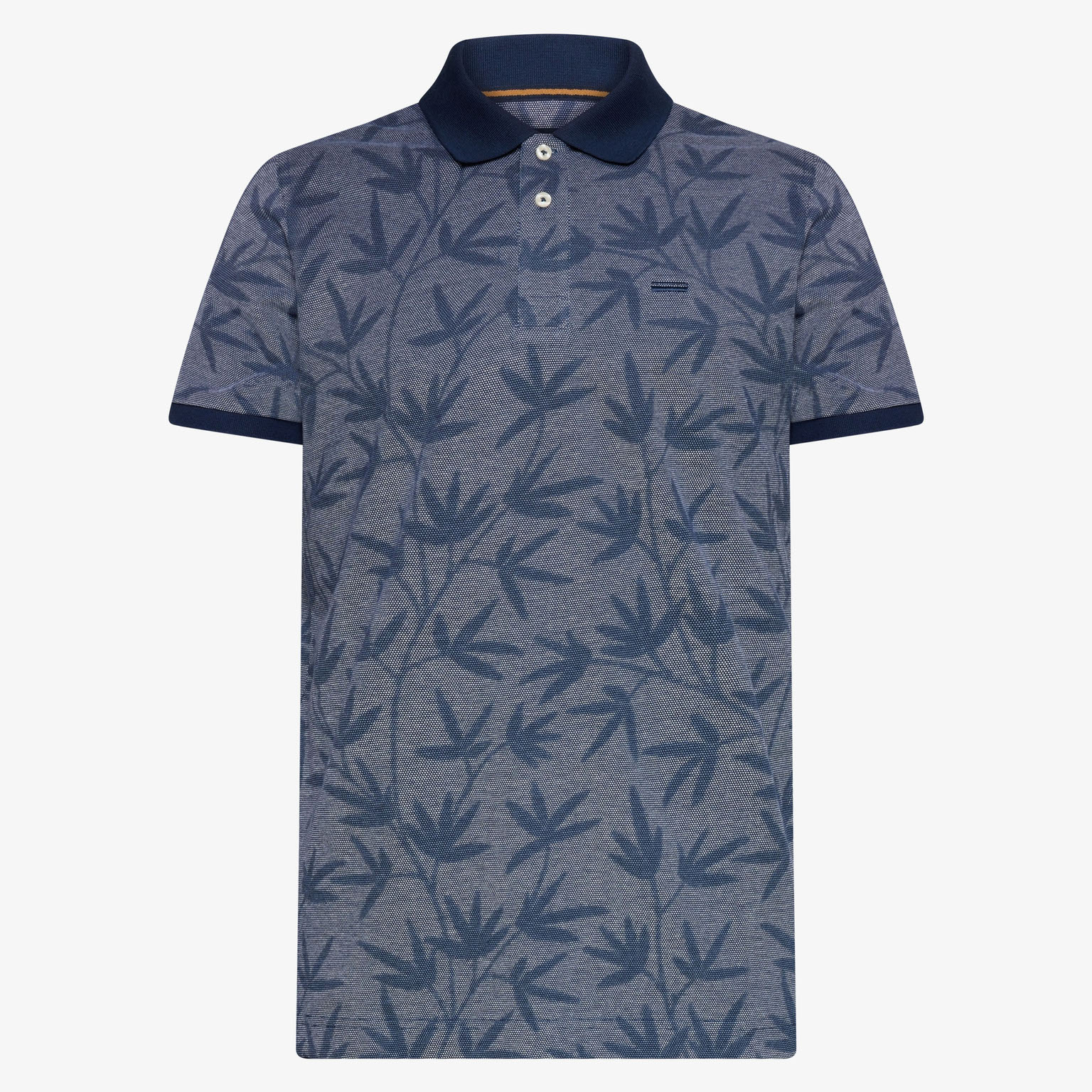 Signal - Efron Jaquard Polo - Blue Captain - 4