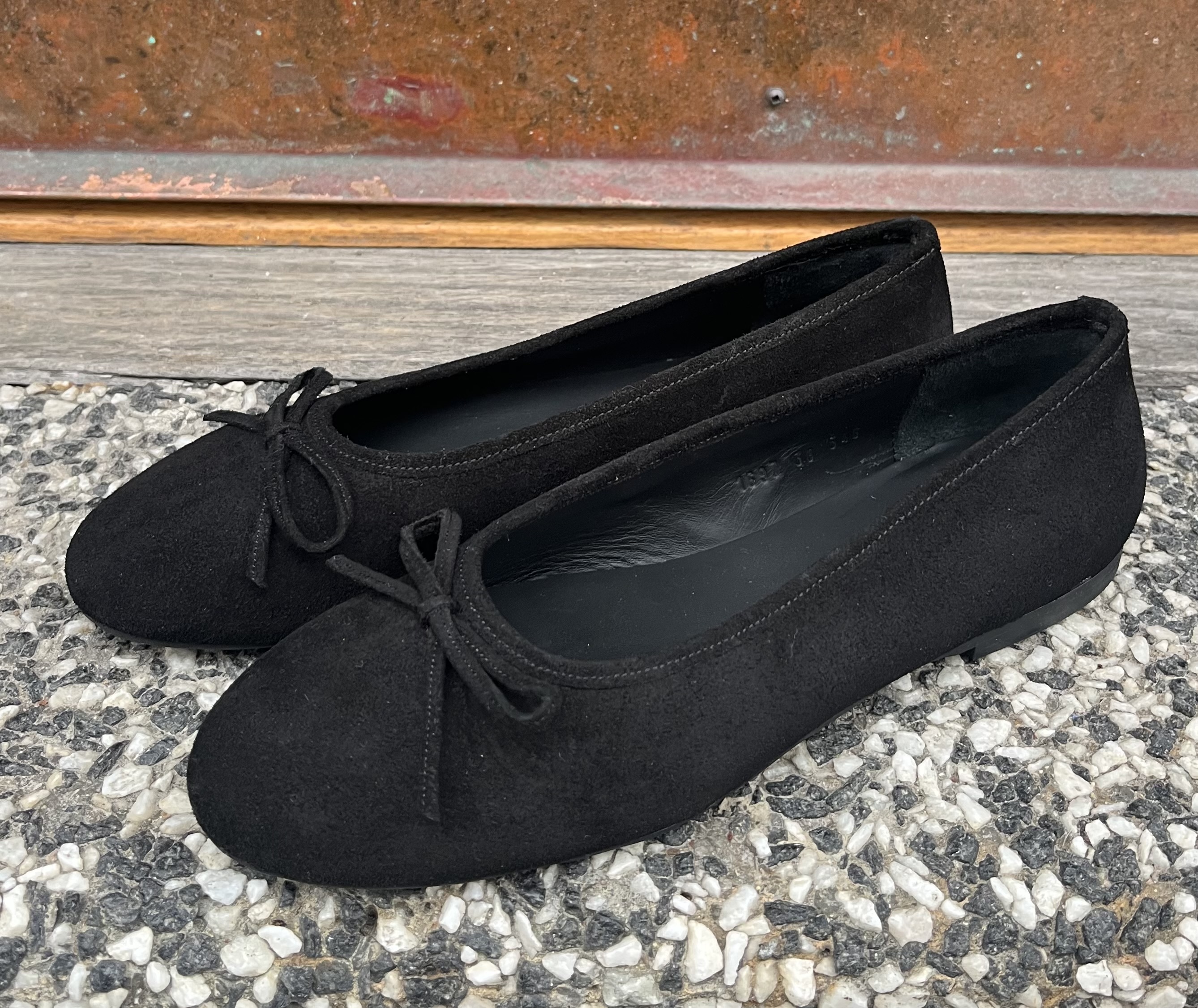 Ballerina med söt rosett från ANGULUS,  svart - 2