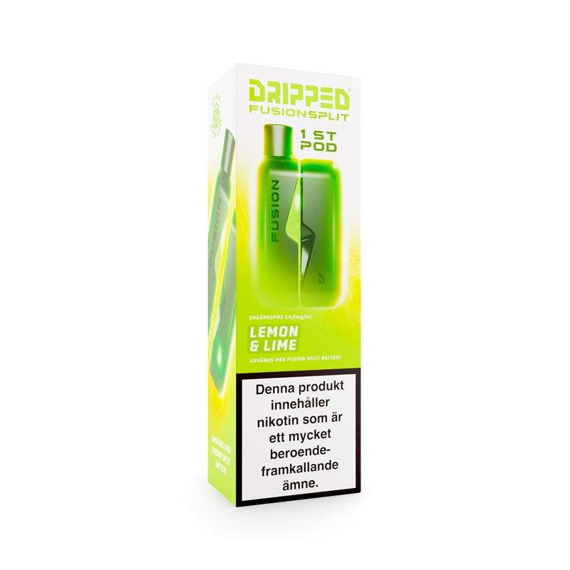 Dripped Fusion Split Pod - Lemon & Lime 14,5 mg - 4