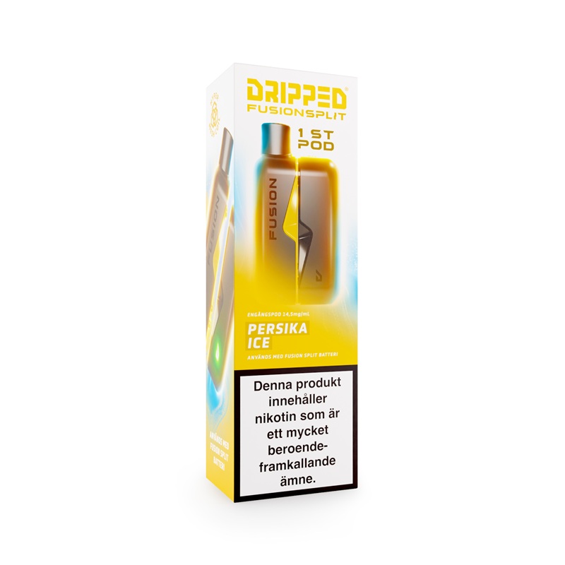 Dripped Fusion Split Pod - Persika Ice 14,5 mg - 4