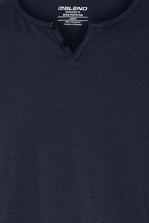 BHKLAUDIO SPILT NCK S/S TEE - 3