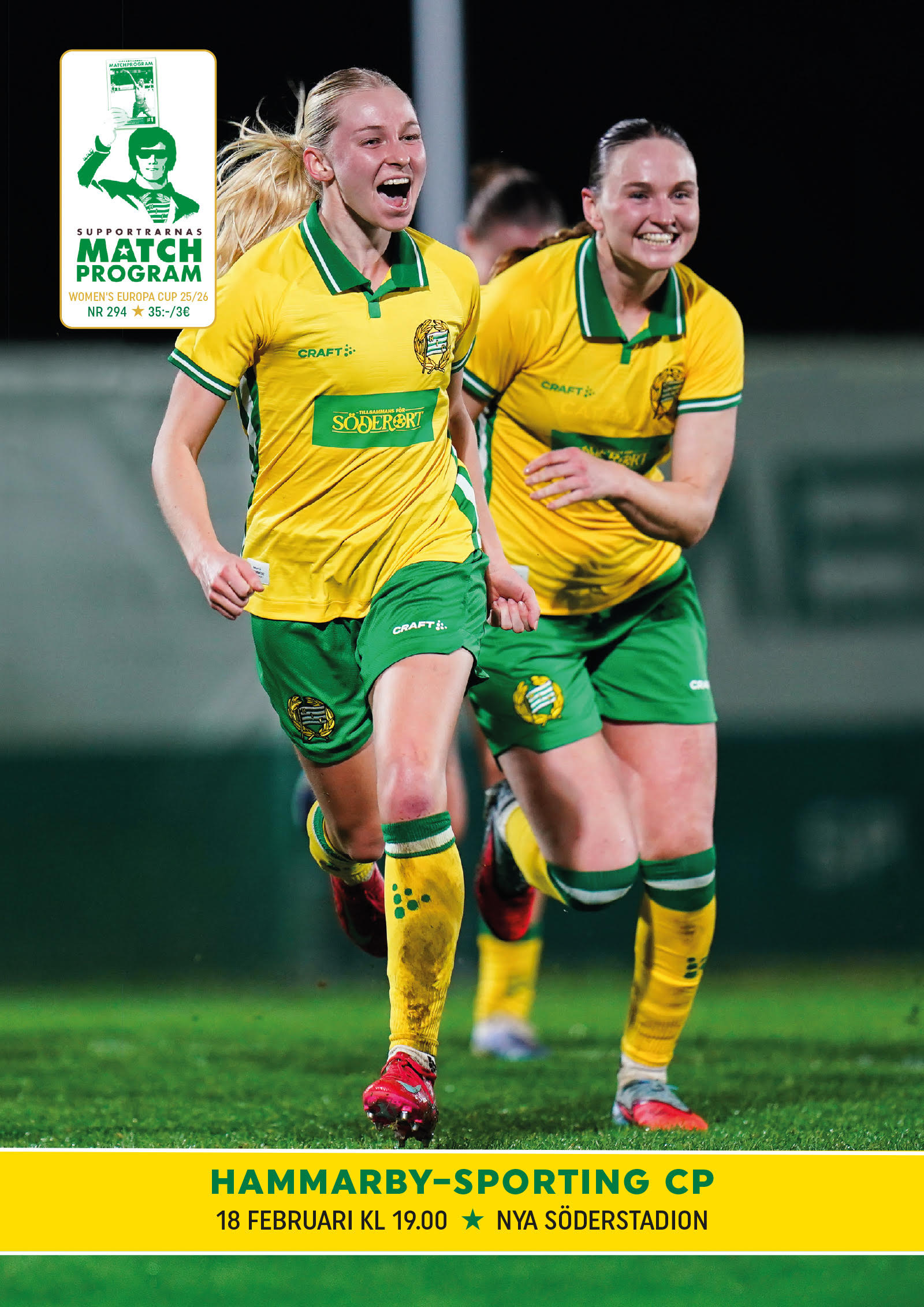 Matchprogram #294 Sporting Europa Cup 2025