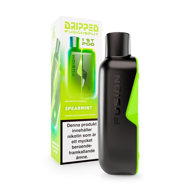 Dripped Fusion Split Pod - Spearmint 14,5 mg