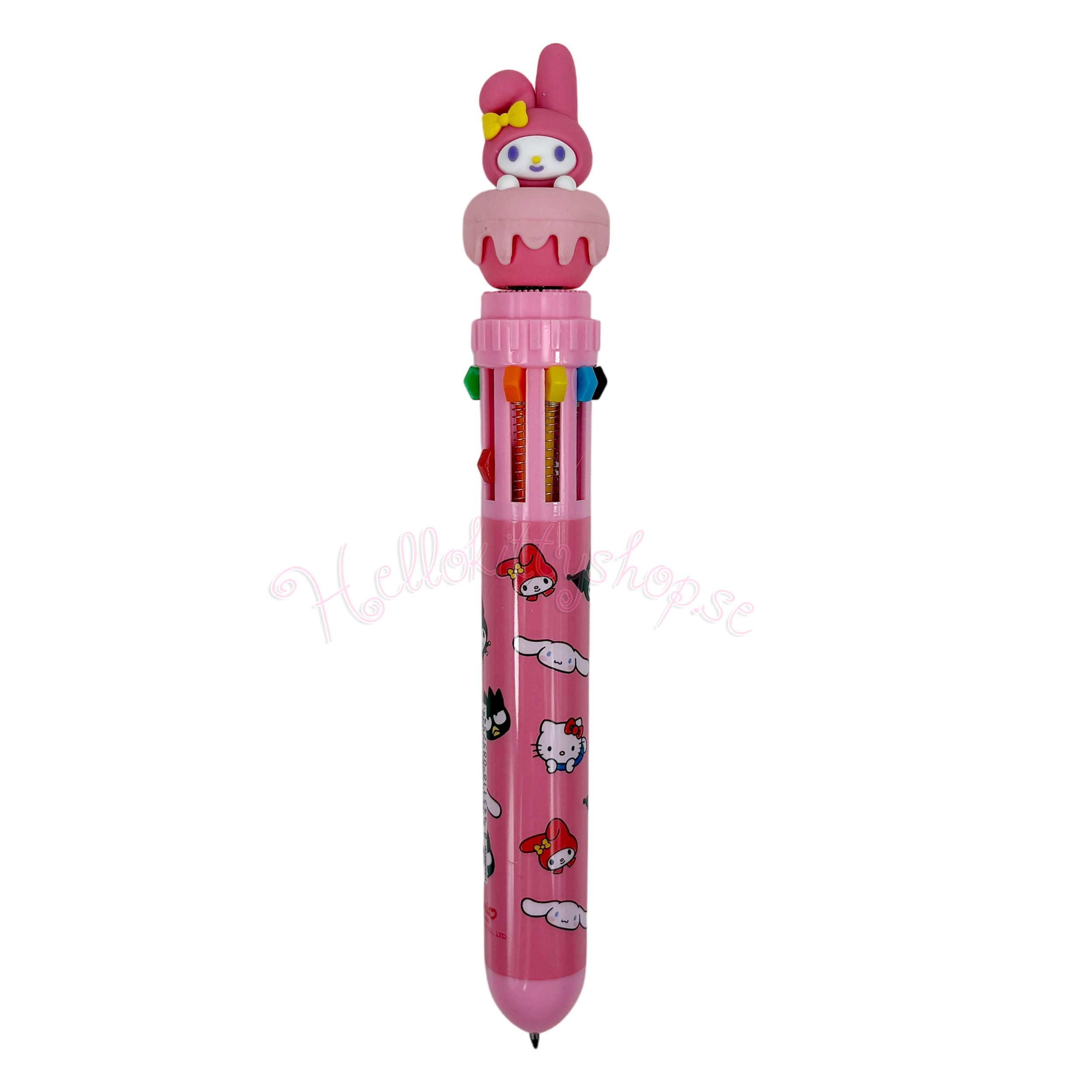 Hello Kitty and Friends Kulspettspenna med 10 färger - My Melody