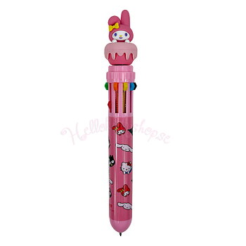 Hello Kitty and Friends Kulspettspenna med 10 färger - My Melody