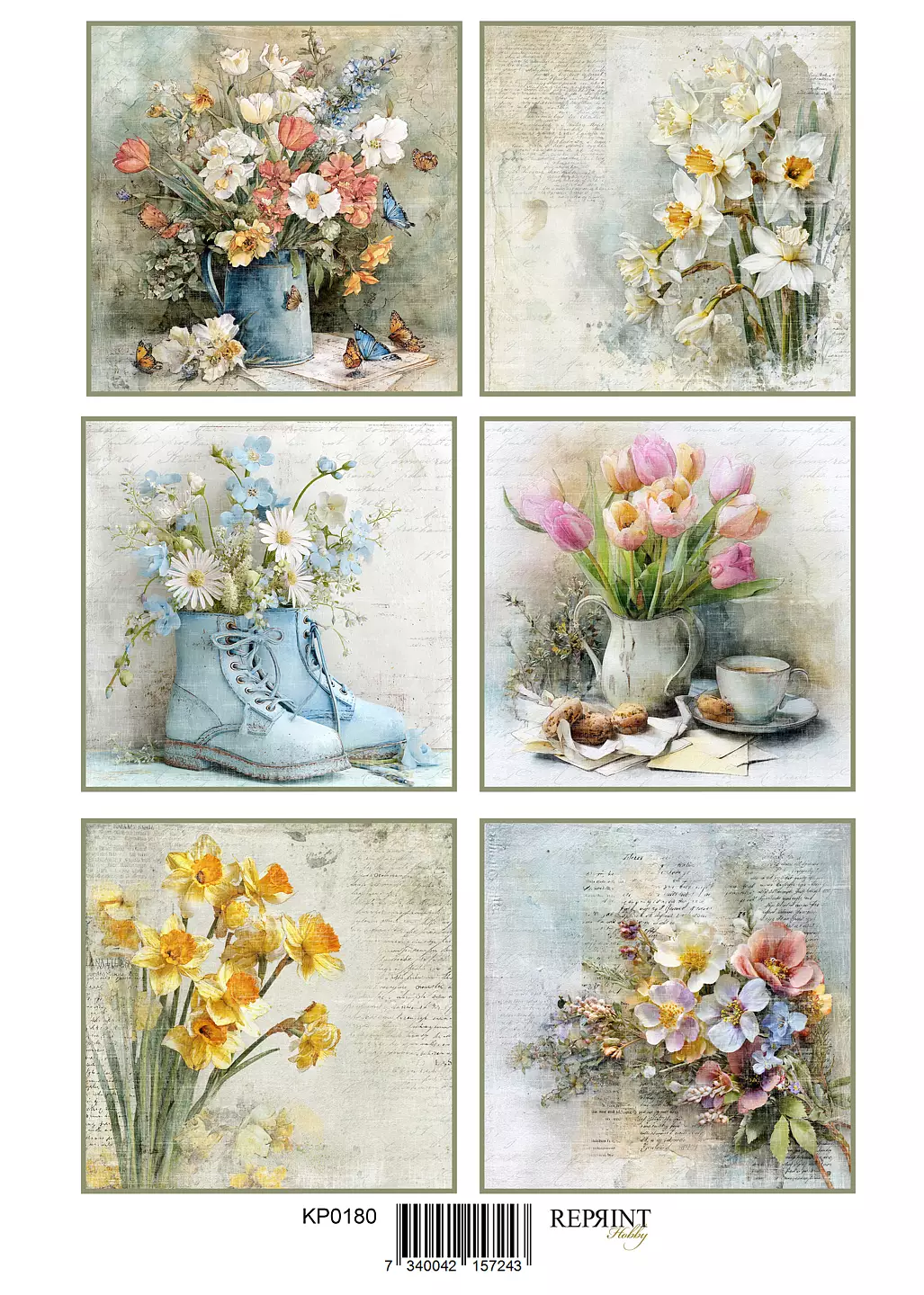 Reprint Klippark 0180 -Hello Spring Flowers 