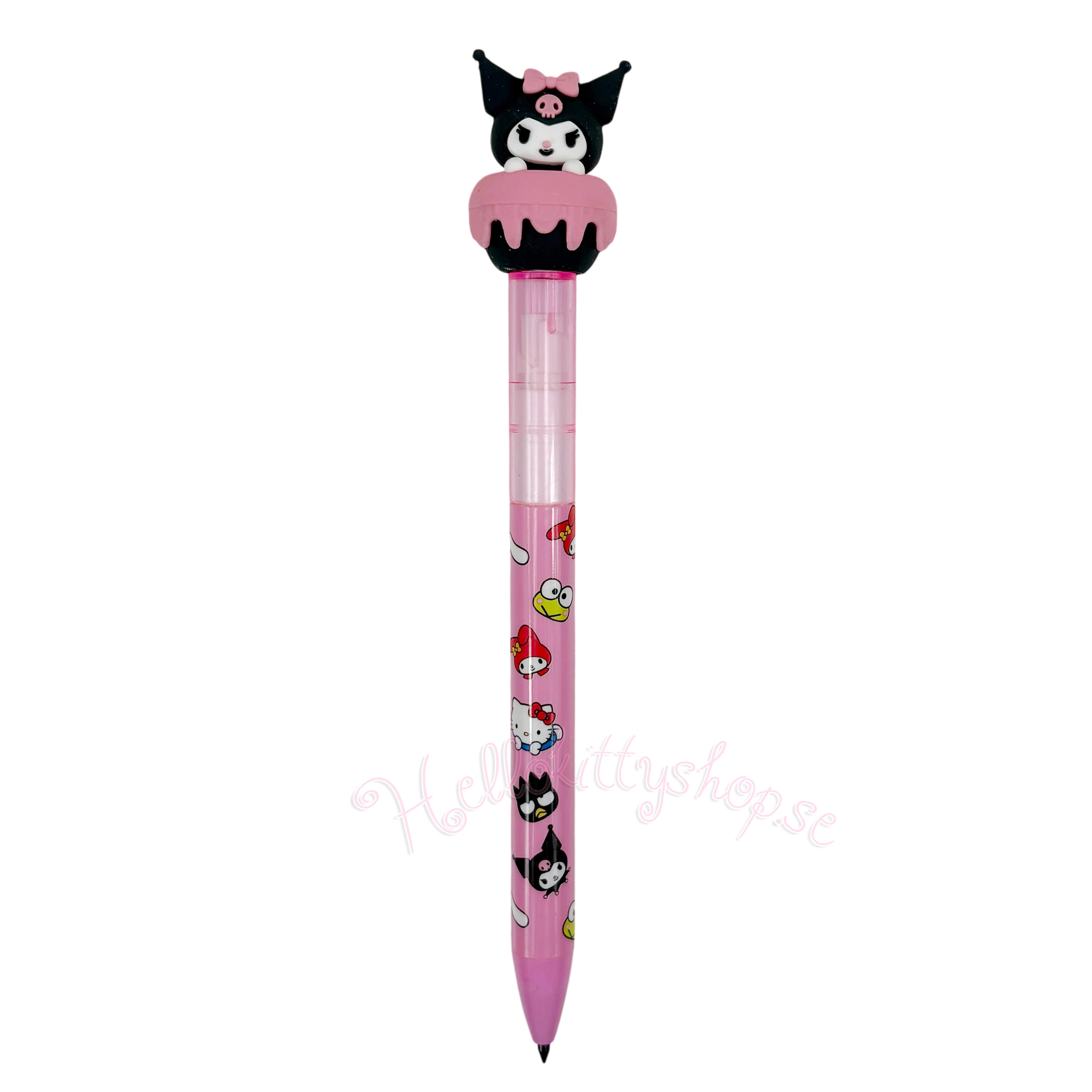 Hello Kitty and Friends Spinnande Evighetspenna med Metallspets - Kuromi