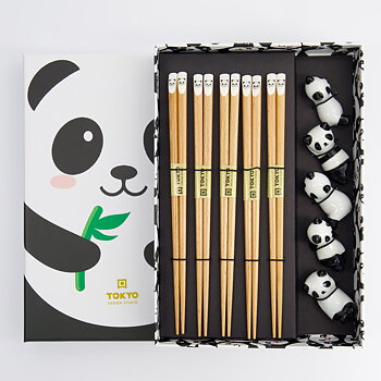 ÄTPINNAR TOKYO DESIGN PANDA PRESENTSET