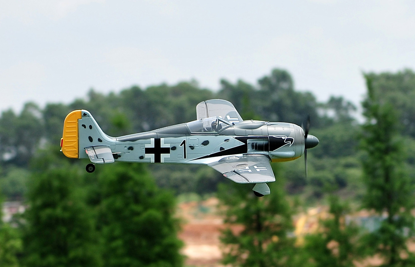 MODSTER Focke Wulf FW190 PNP 1200mm Electric Motor Warbird - 2