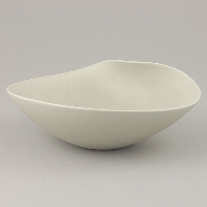 Stig Lindberg (Vitrin 1956) White Bowl with Folded Edge 16 cm