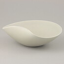 Stig Lindberg (Vitrin 1956) White Bowl with Folded Edge 16 cm