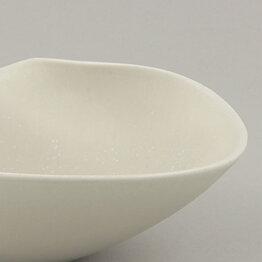 Stig Lindberg (Vitrin 1956) White Bowl with Folded Edge 16 cm