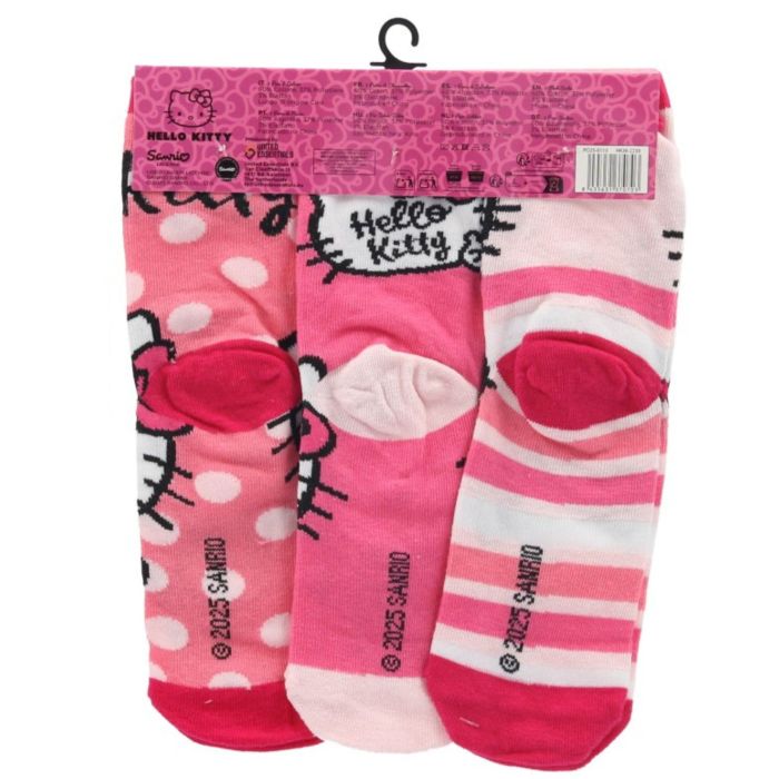Hello Kitty 3-Pack Barnstrumpor - 23/26, 27/30, 31/34 - 2