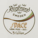 Bertil Vallien (Space 1983) White Coffee Cup with Rainbow Decor 9 cm   [Sample Images]