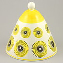 Marianne Westman (1950s) Cheese Dome with Yellow Flower Decor 18 cm (#72)