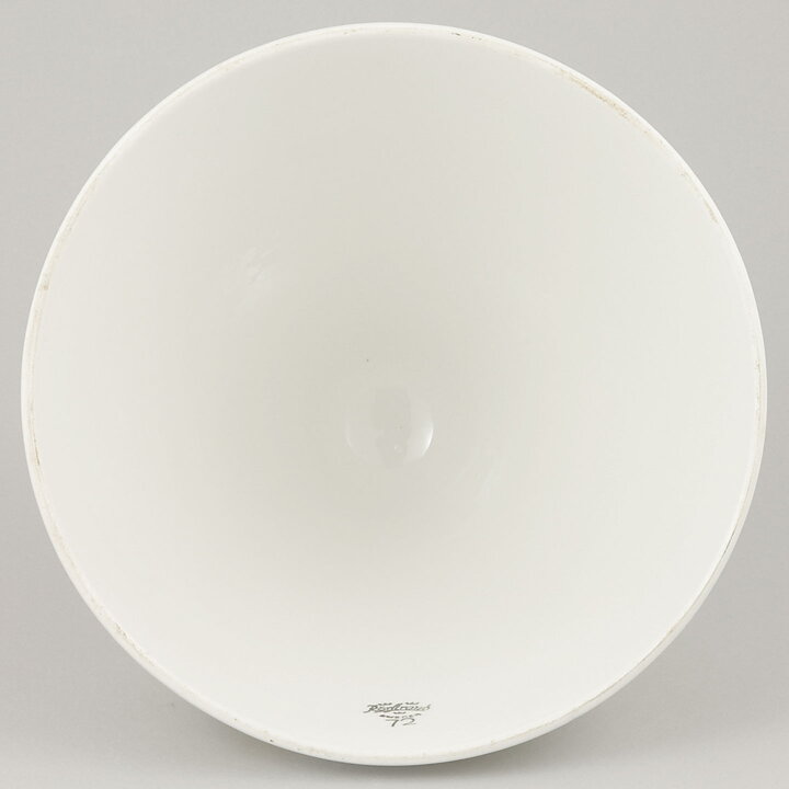 マリアンヌ・ウェストマン  黄色い花模様のチーズドーム  18cm  1950年代  (#72) 