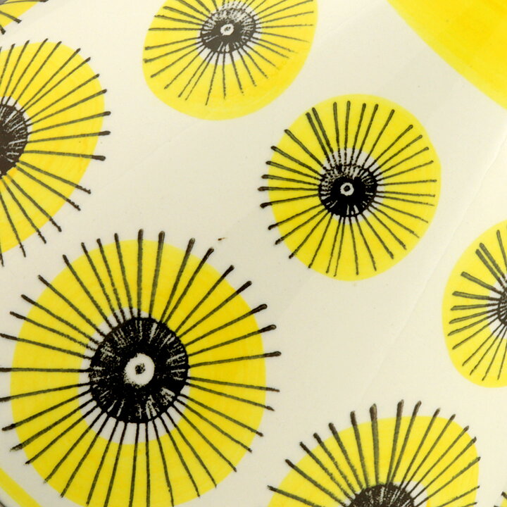 Marianne Westman (1950s) Cheese Dome with Yellow Flower Decor 18 cm (#72)