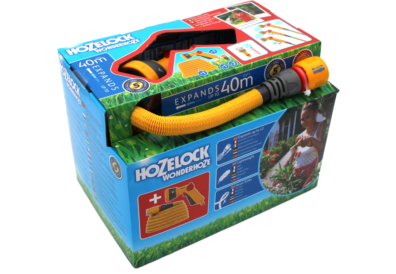 Slangset Hozelock - Wonderhoze 30 m - Set med spraymunstycke