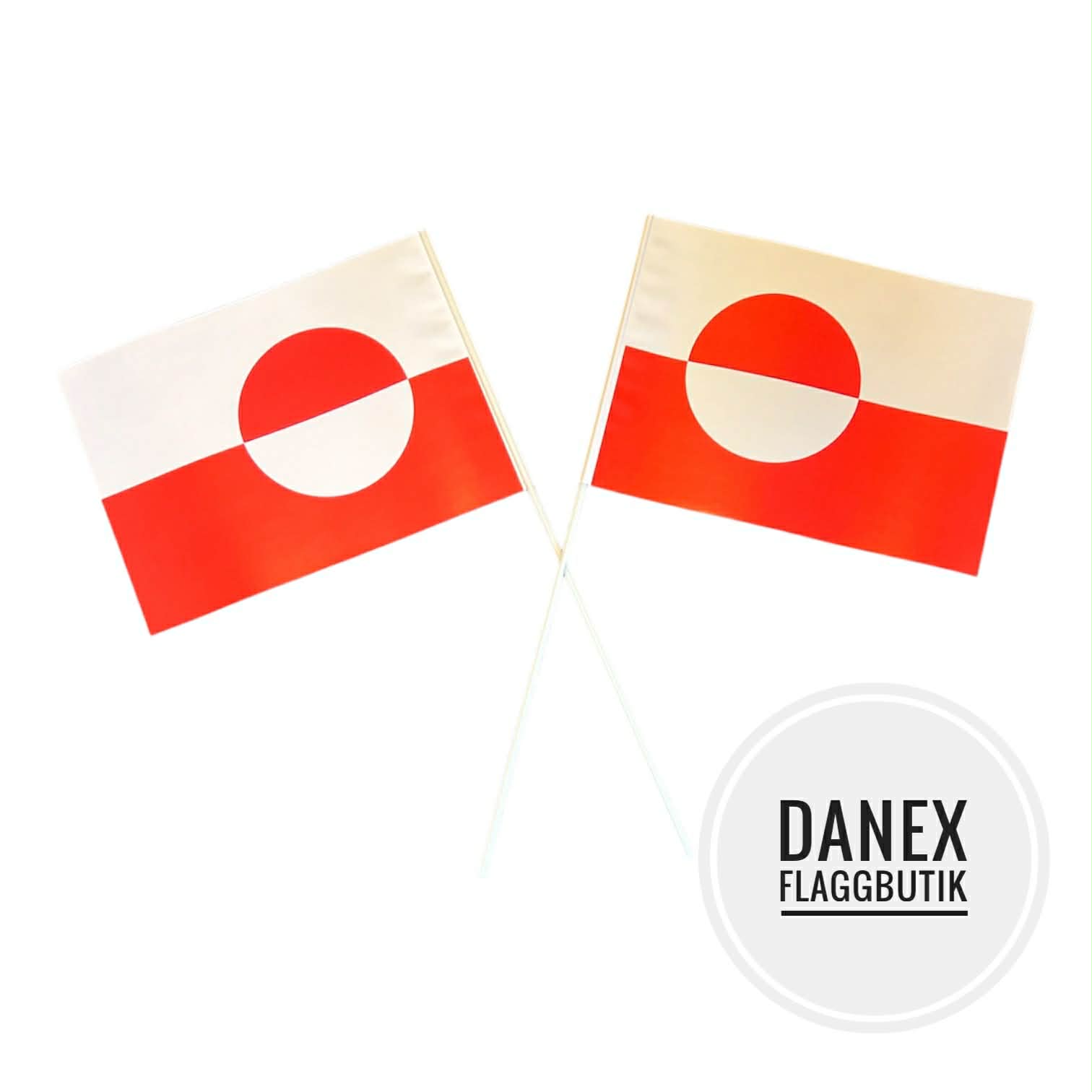 Pappersflagga Grönland 