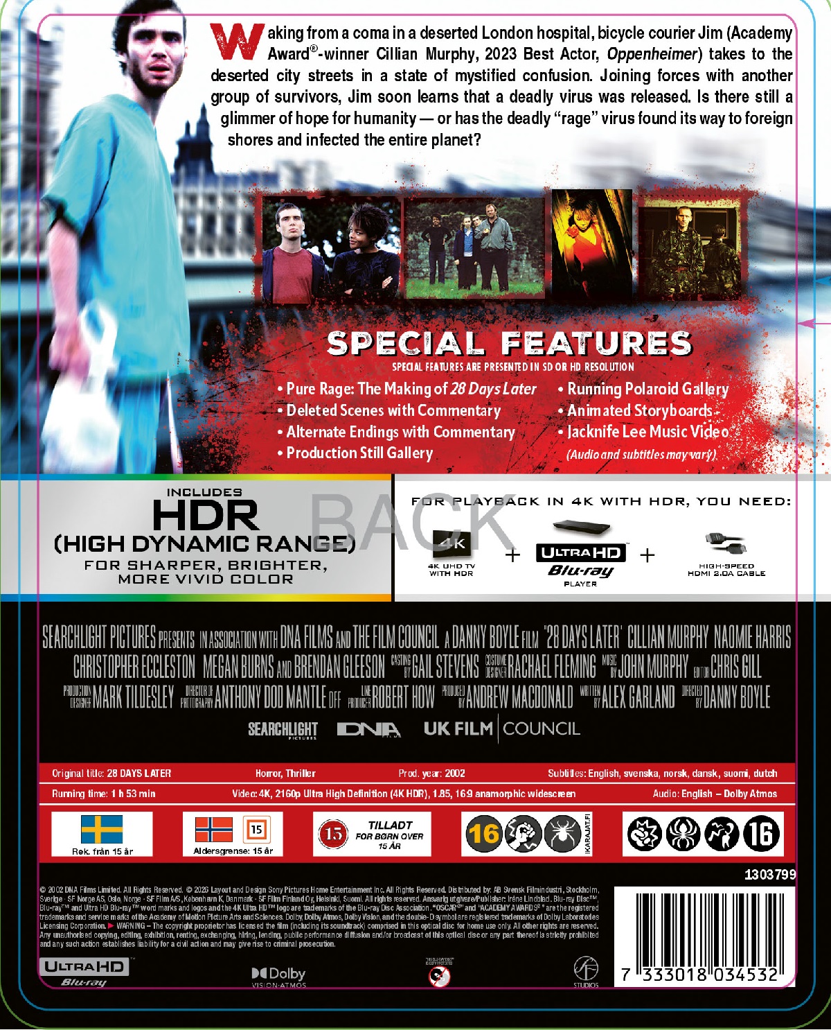 28 Days Later (Limited Edition Steelbook) (4K Ultra HD) - 2