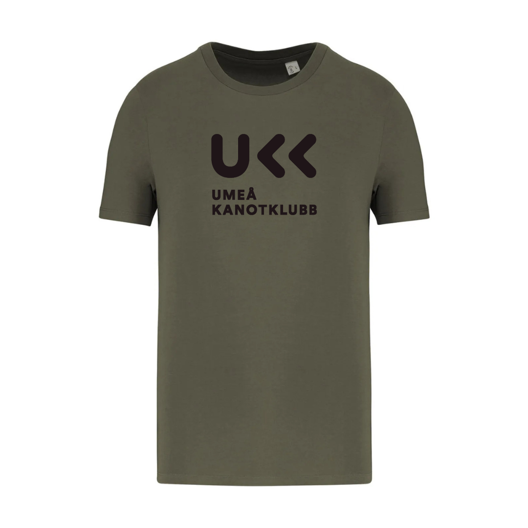 T-shirt bomull Organic Khaki UKK