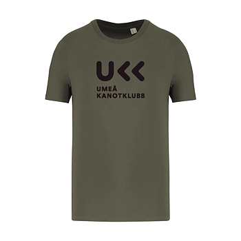 T-shirt bomull Organic Khaki UKK