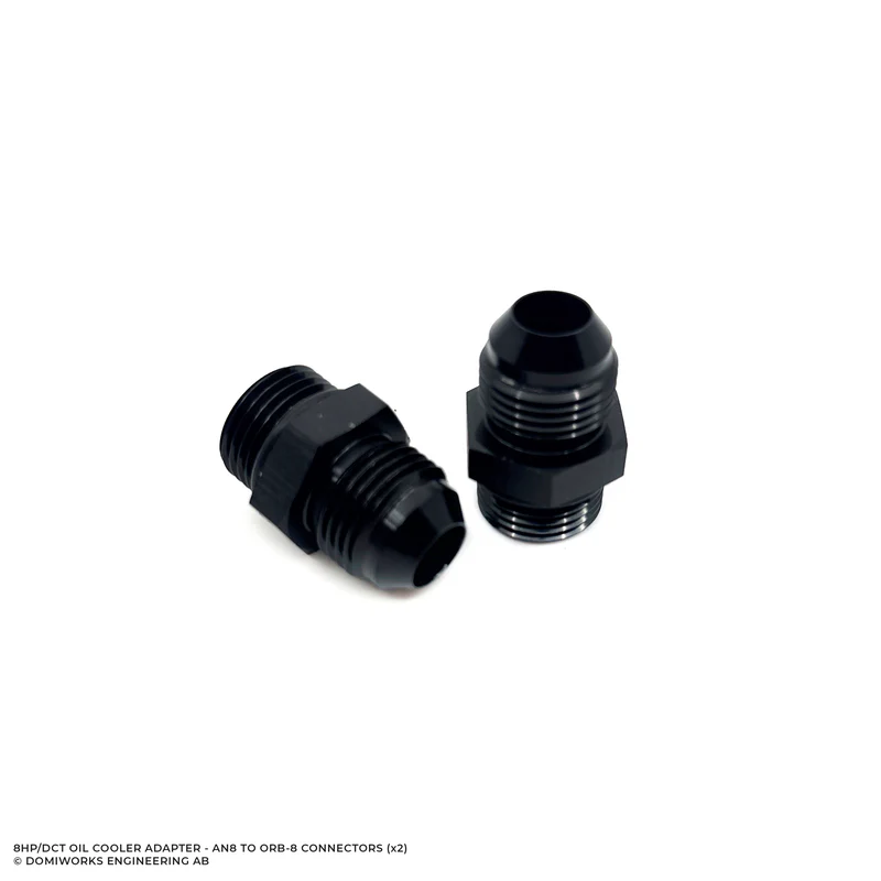 8HP/DCT AN8 till ORB-8 Kopplingar för Oljekyladapter (2-pack)