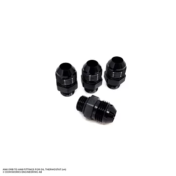8HP/DCT ORB-6 till AN8 Kopplingar för Oljeter­mostat (4-pack)