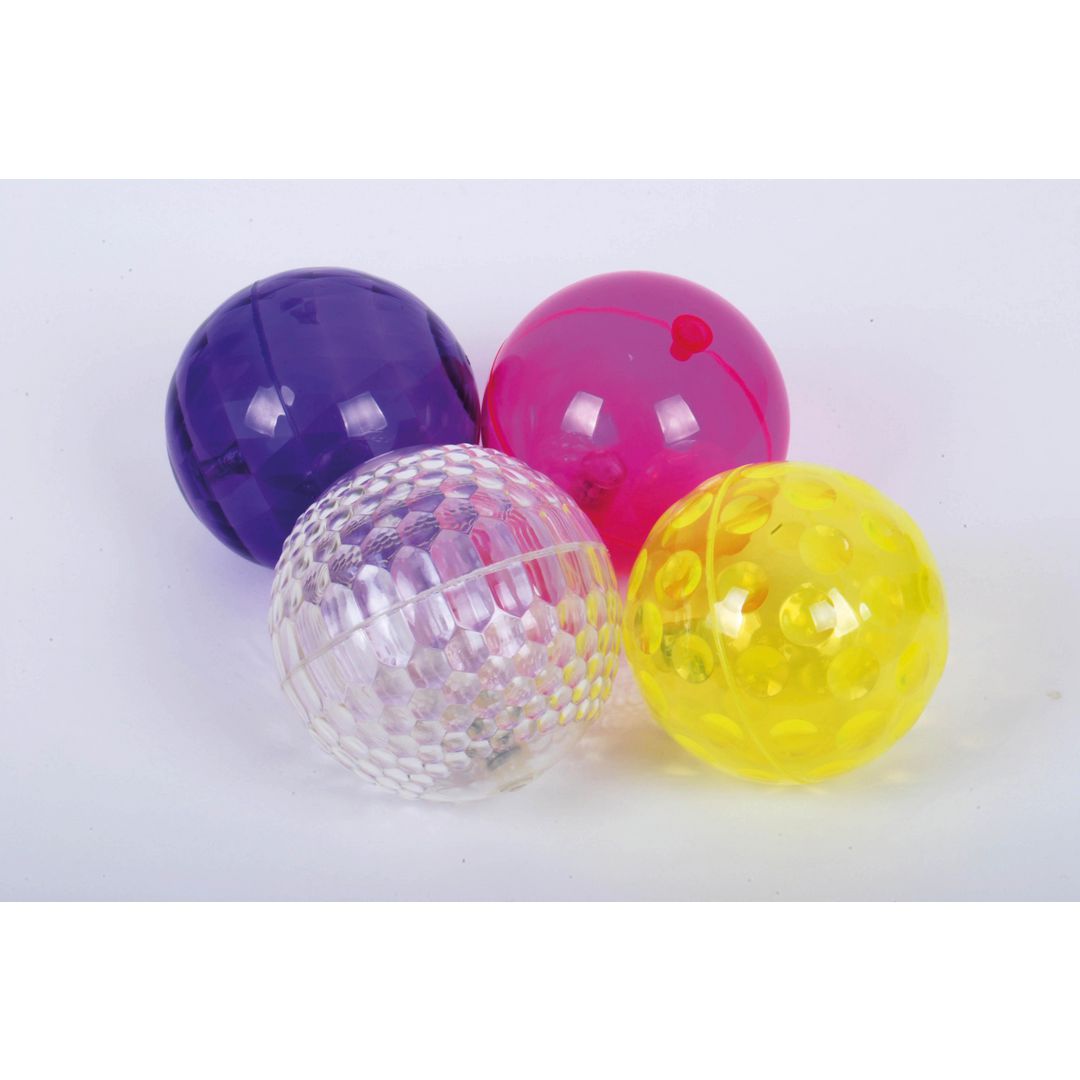 Taktila blinkbollar 4 st/fp