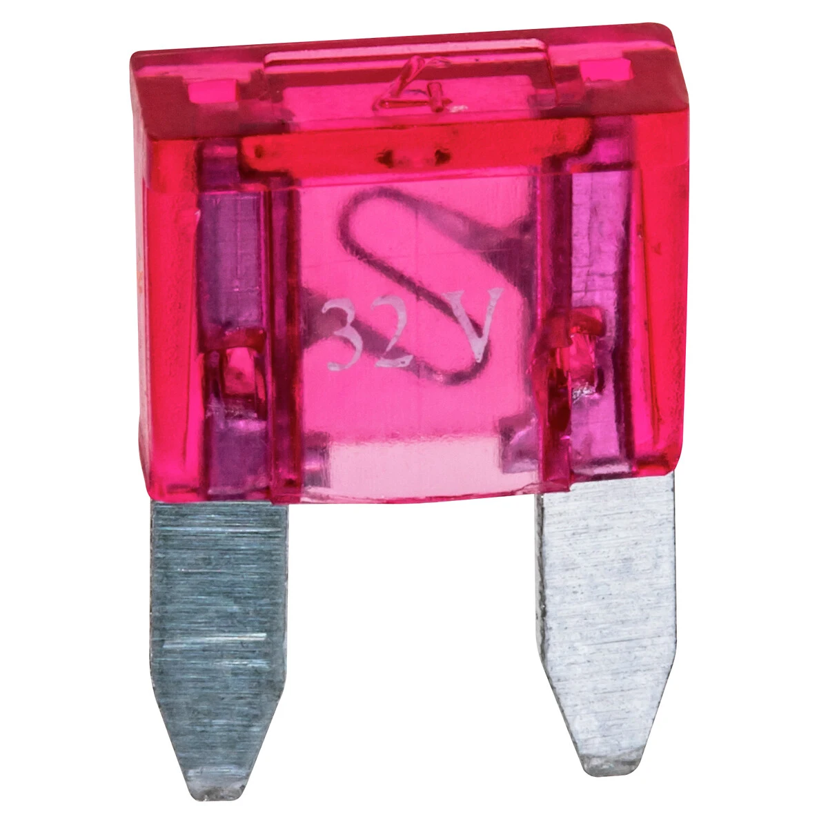 Flatsäkring mini 4A Rosa 10st - 2