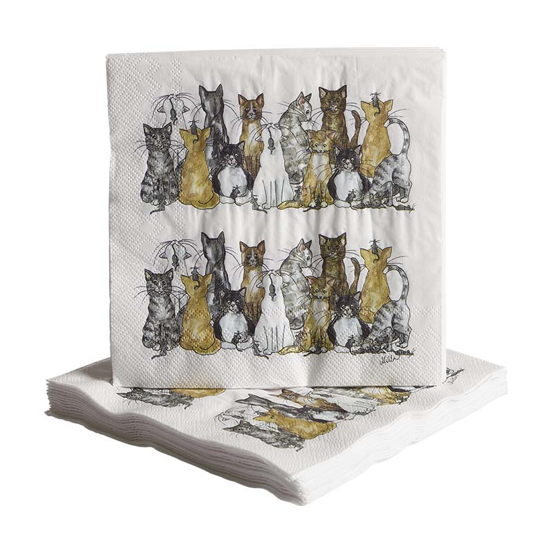 Lunchservett Katt 33x33cm 20 st