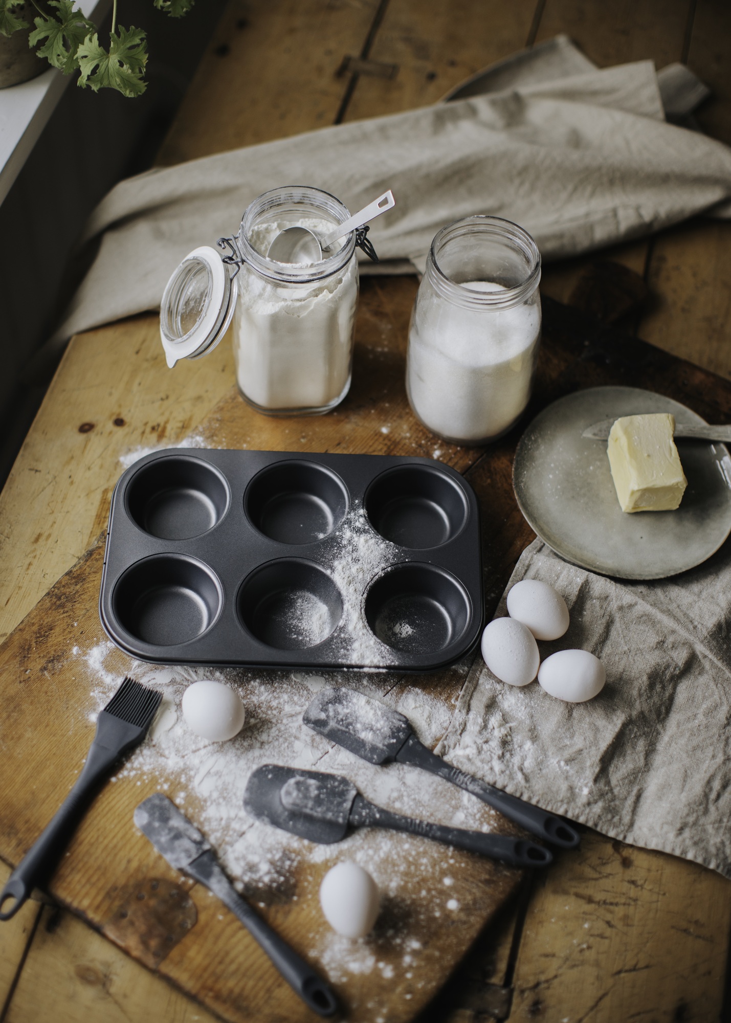 Karabo Muffinsform Kolstål/keramik 6 Styck  - 2