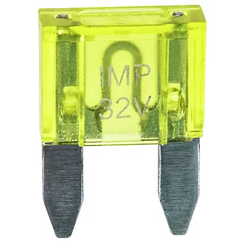Flatsäkring mini 20A Gul 10st