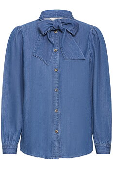 BYKAIRON SHIRT Mid Blue Denim