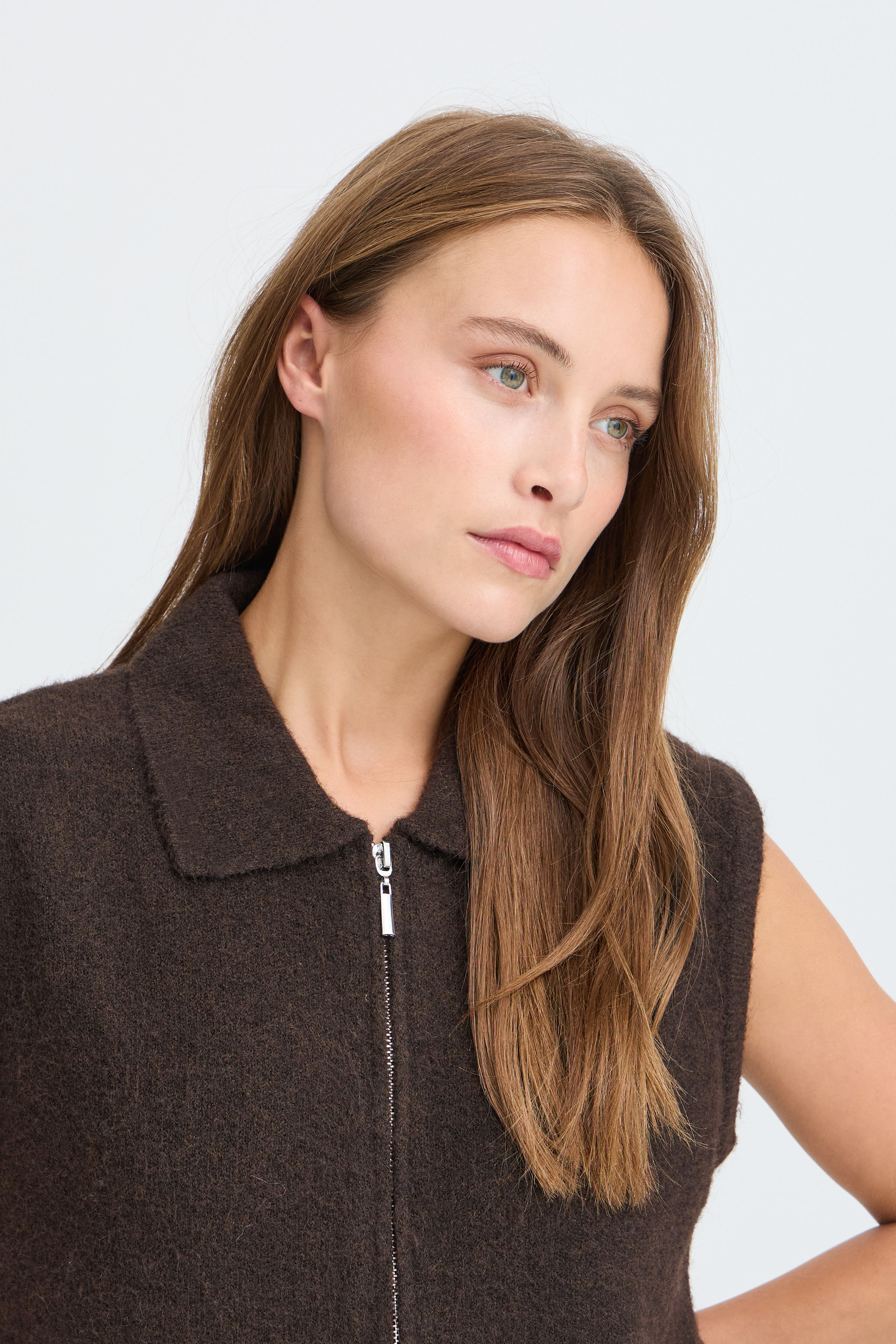 BYOMEA ZIPPER SLIPOVER Java Melange - 3