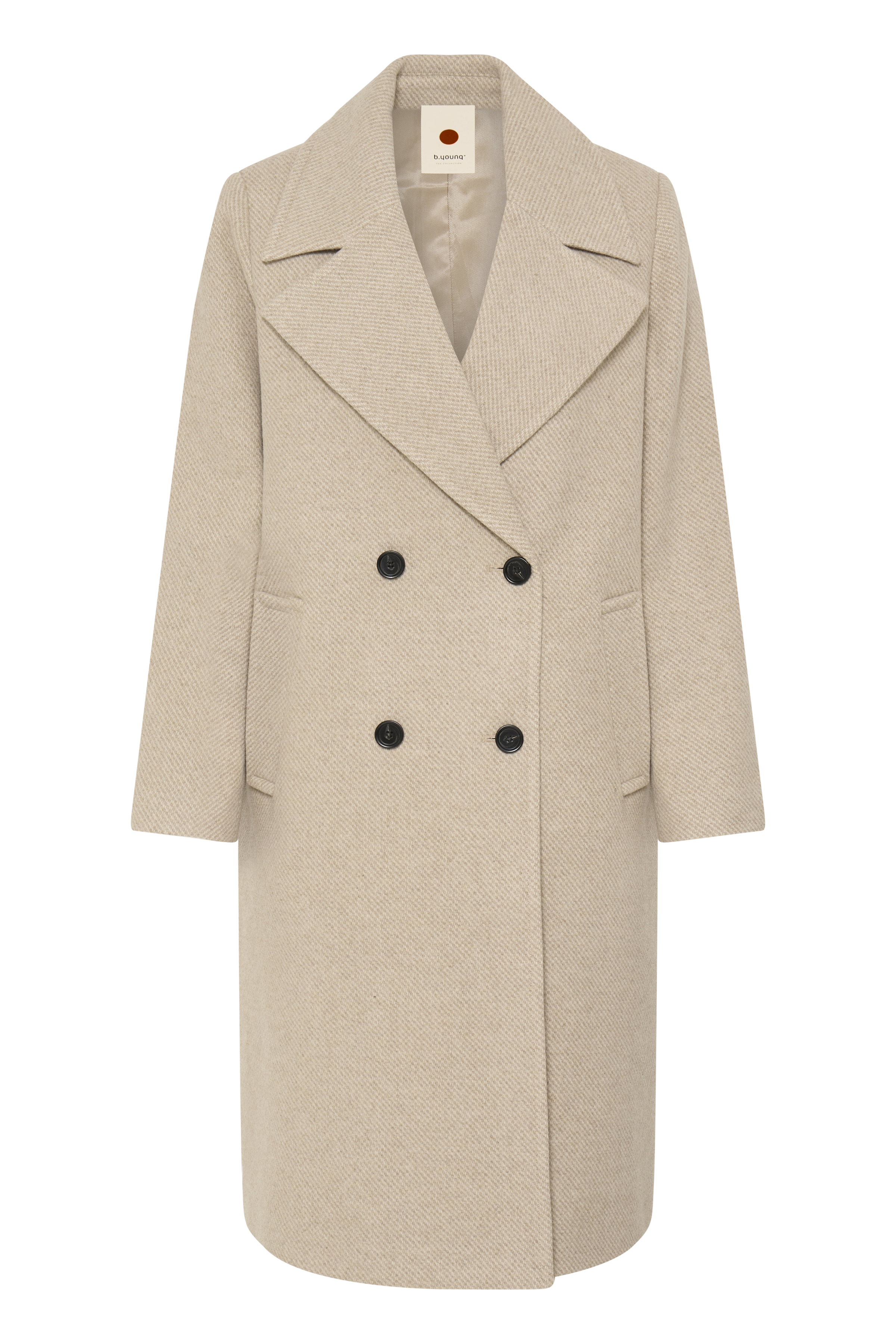BYBANBARA PEA COAT Humus Melange