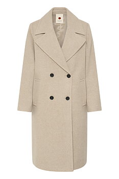 BYBANBARA PEA COAT Humus Melange