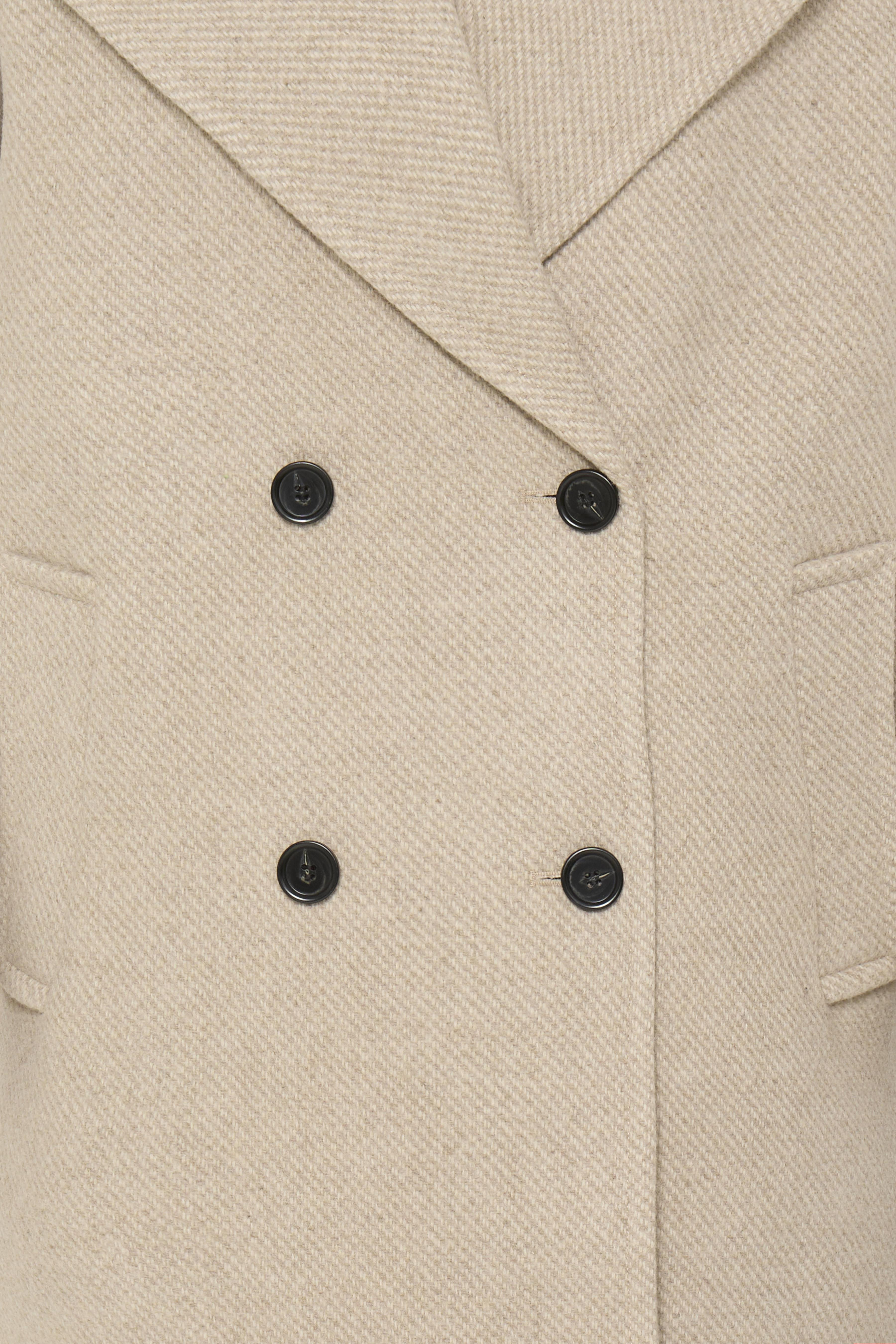 BYBANBARA PEA COAT Humus Melange - 3