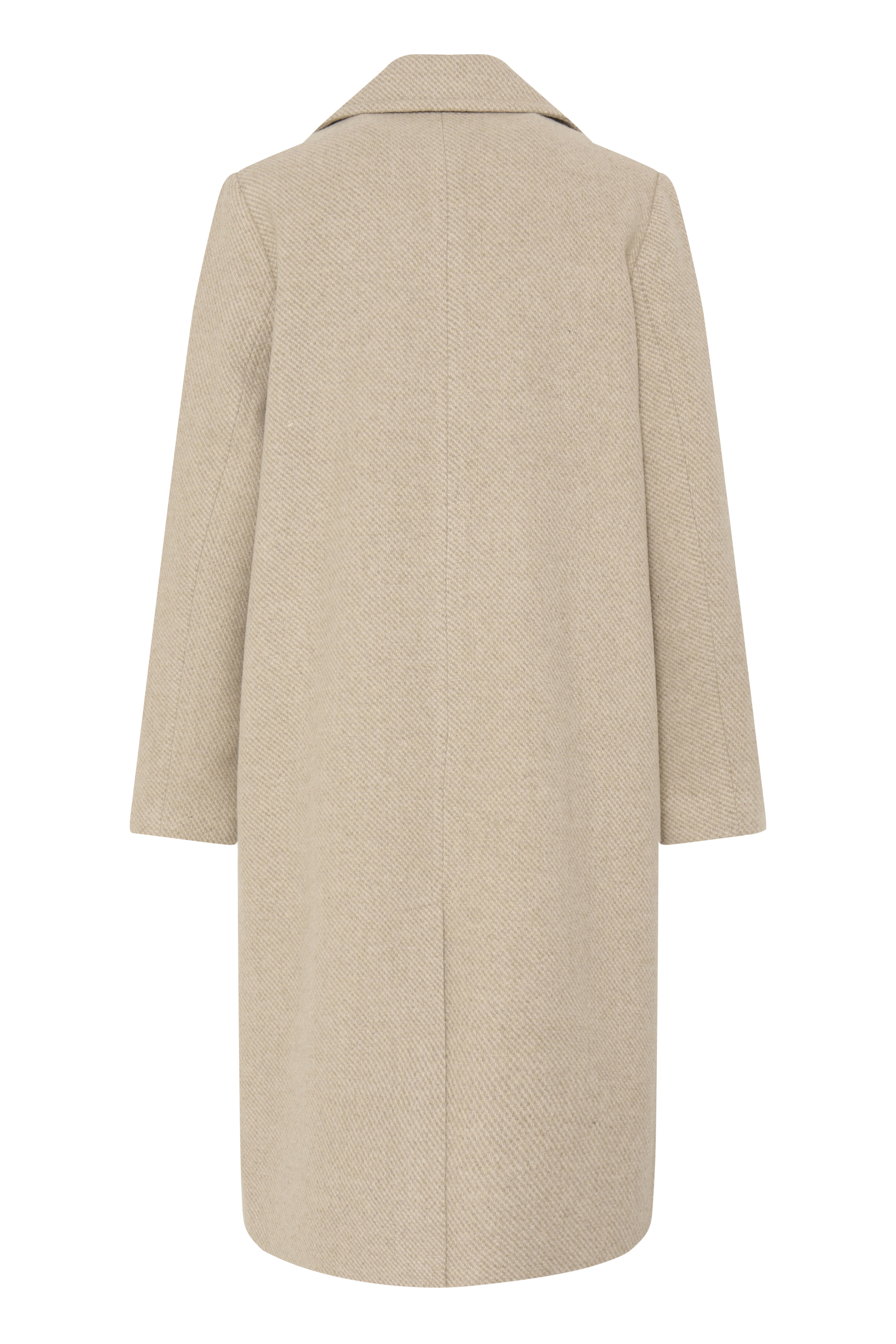 BYBANBARA PEA COAT Humus Melange - 2