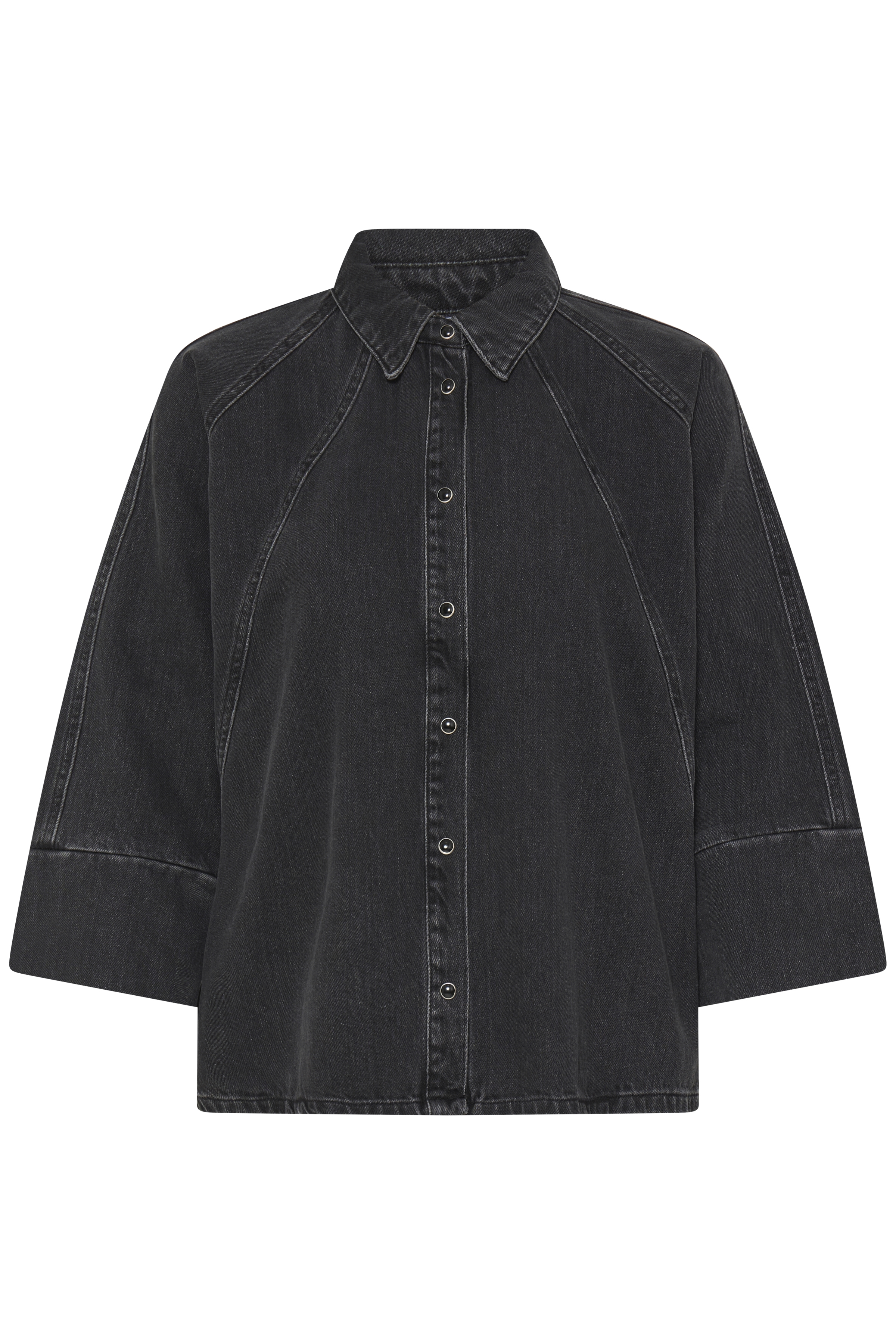 BYKIMU SHIRT 2 Black Denim