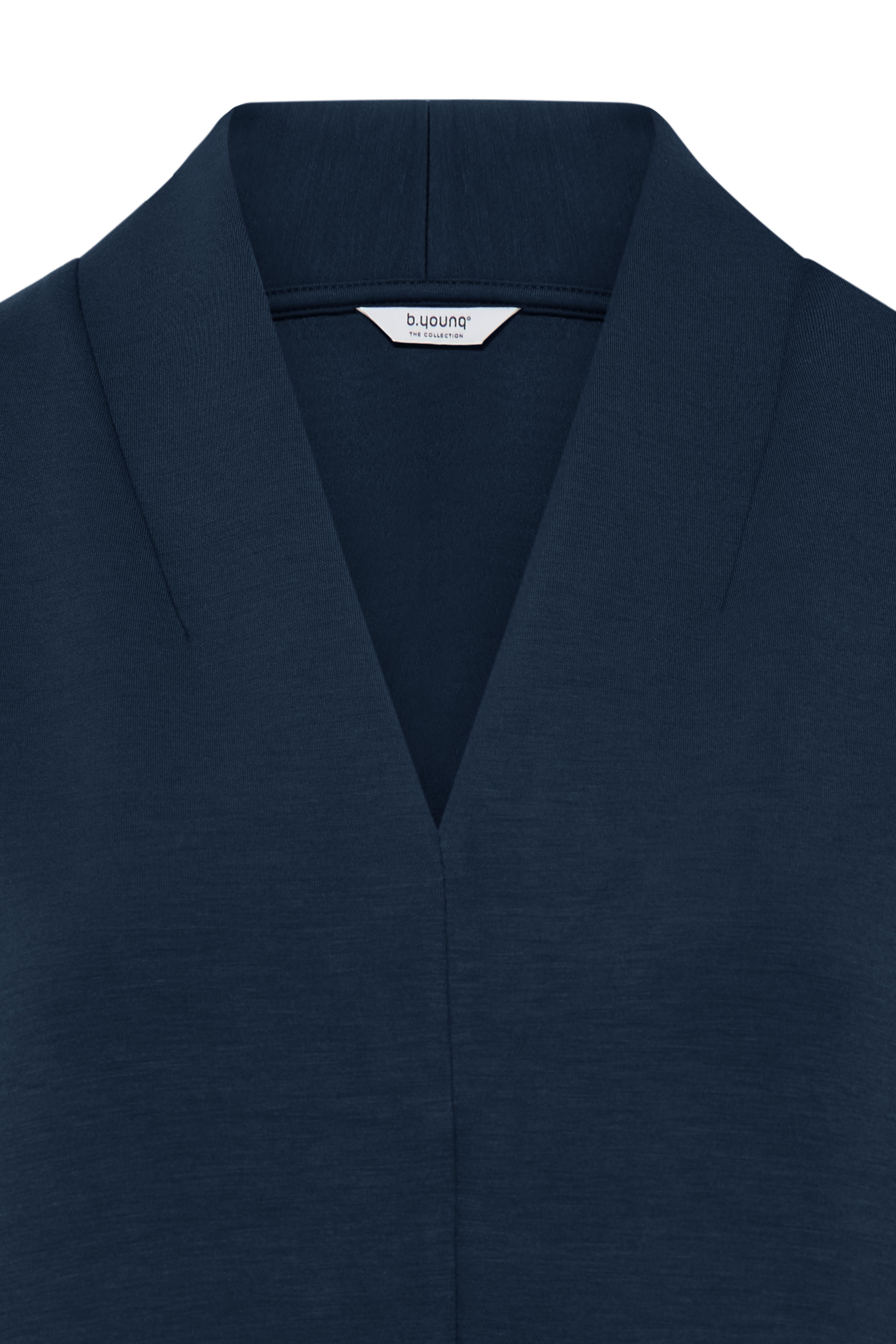 BYPUSTI VNECK  DRESS Dark Sapphire - 3