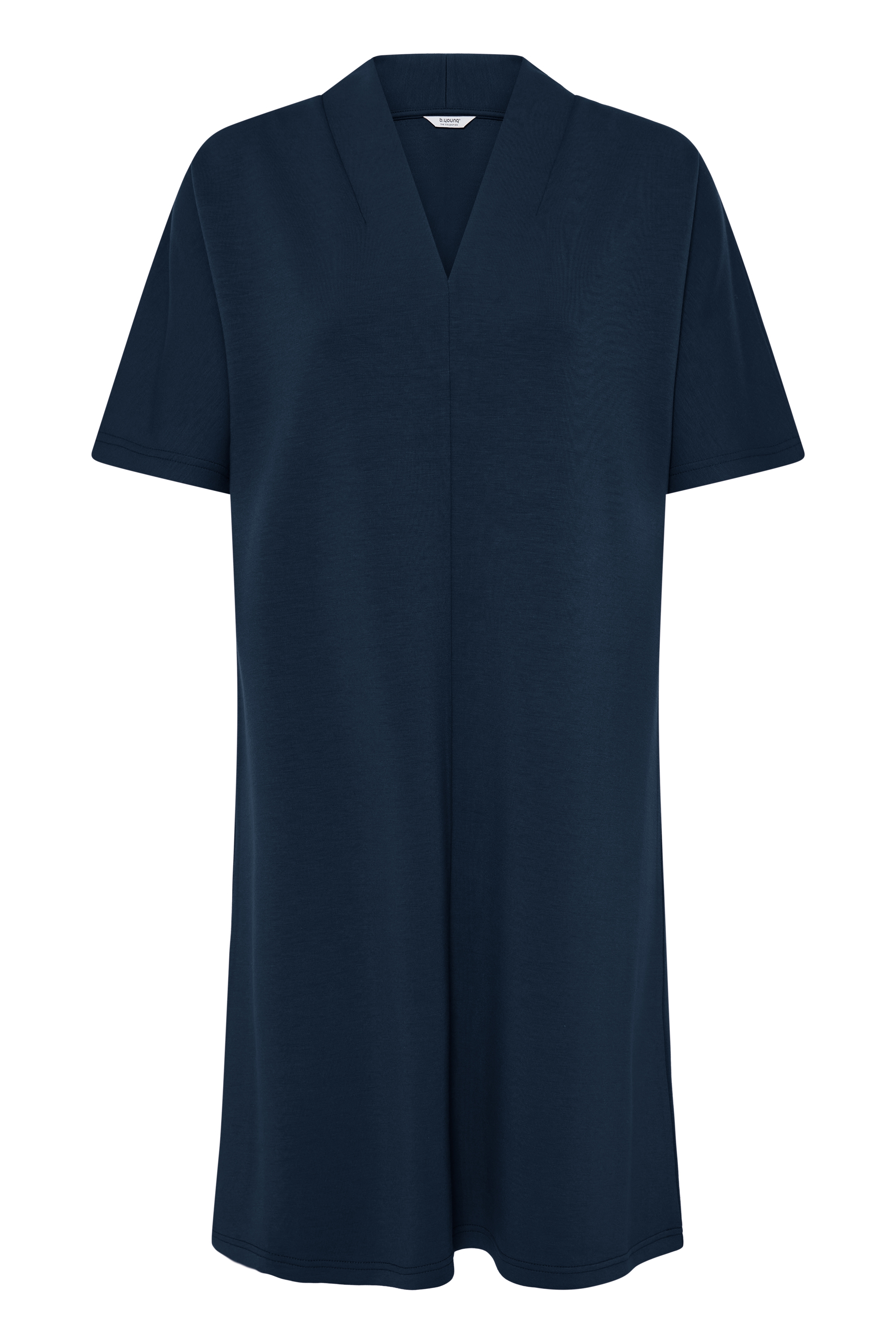 BYPUSTI VNECK  DRESS Dark Sapphire