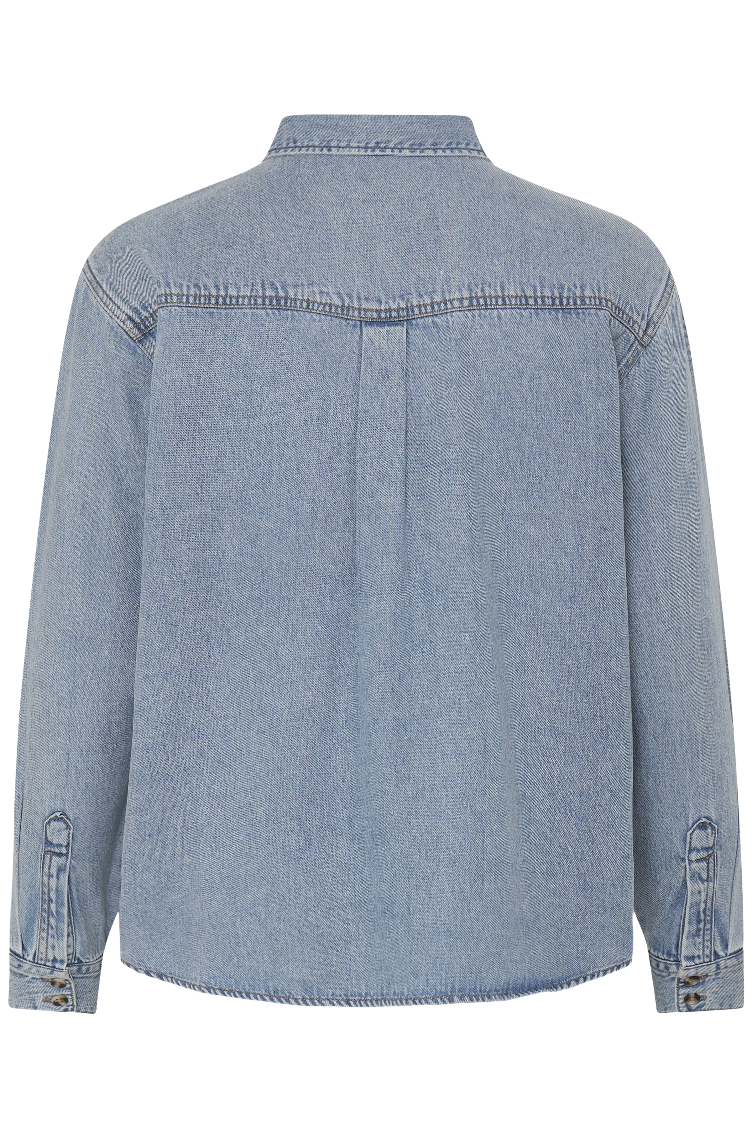 BYLEVENA SHIRT Ligth Blue Denim - 2