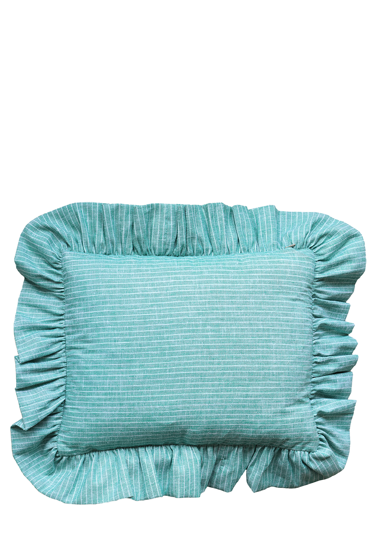 Volangkudde Fleur green 40x50 - 2