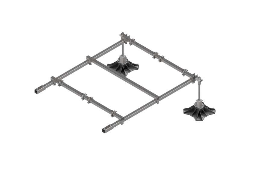 Big foot Multiframe XL förlängningsenhet 1500 x 1200 - 2x330mm fötter (BN9732)