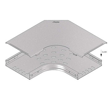 TRAYCO Sheet metal duct for bend 110 x 200mm