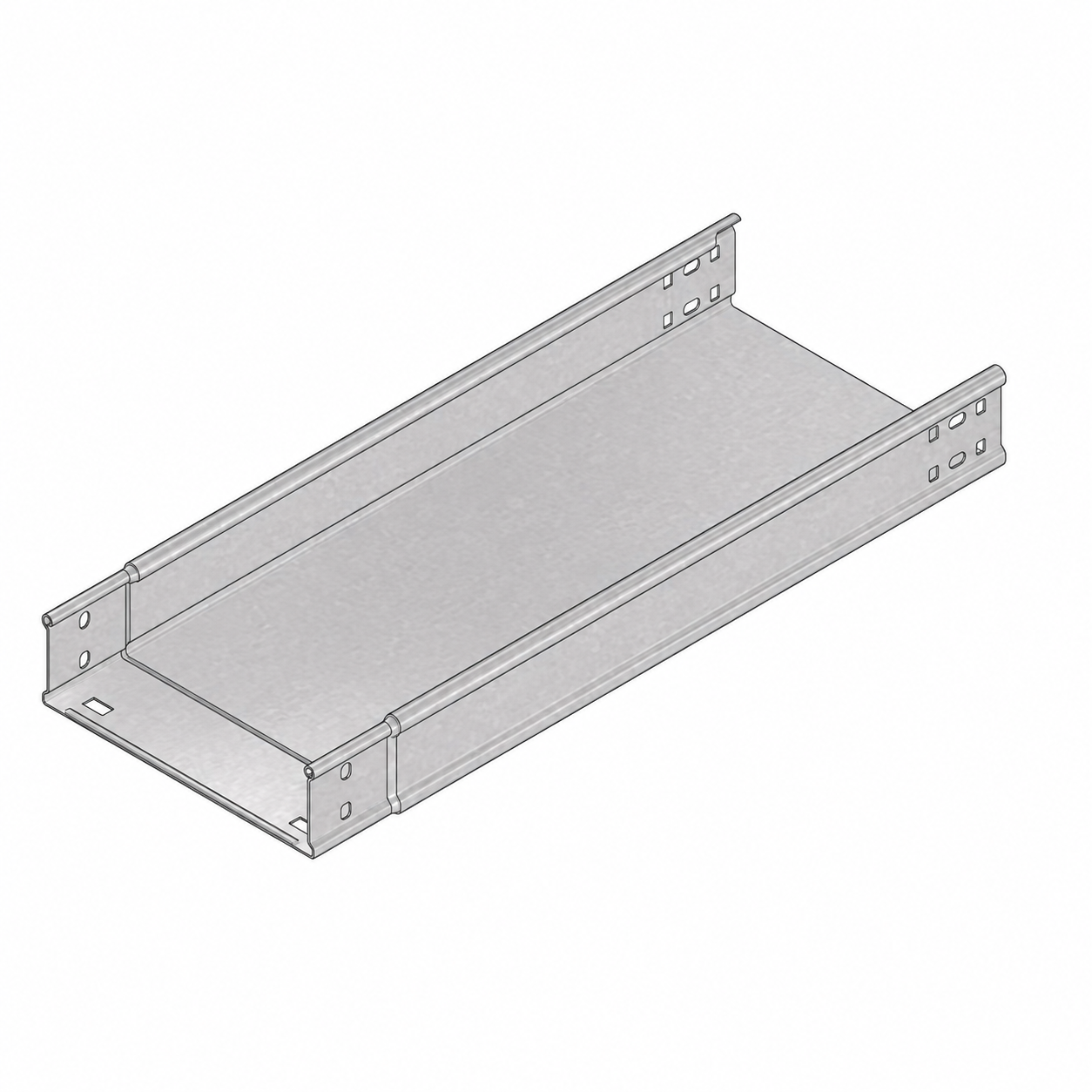 TRAYCO Operforerad platekanal 3000x200x60 mm